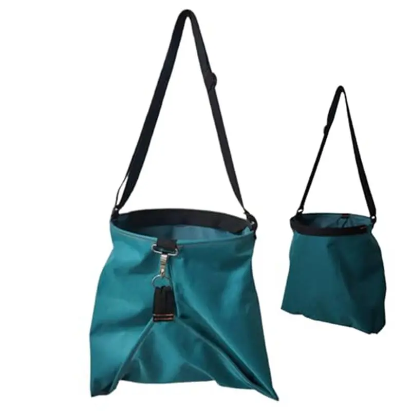 A96I-Garden Apron Berry Picking Helper Bag Fruit Picker Aprons Gardening Apron Storage Pouch With Quick Release Pockets