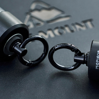 Portable Lamp Hanging Hook with Large Opening Camping Lamp Fixture Hook Multi-functional Tent Flashlight Ring for Hiking Camping