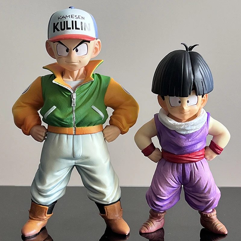 

Dragon Ball Krillin Gohan Anime Figure VF Kid Gohan Sun Wufan Kelin Namekian PVC Action Figurine Model Collection Decor Toy Gift