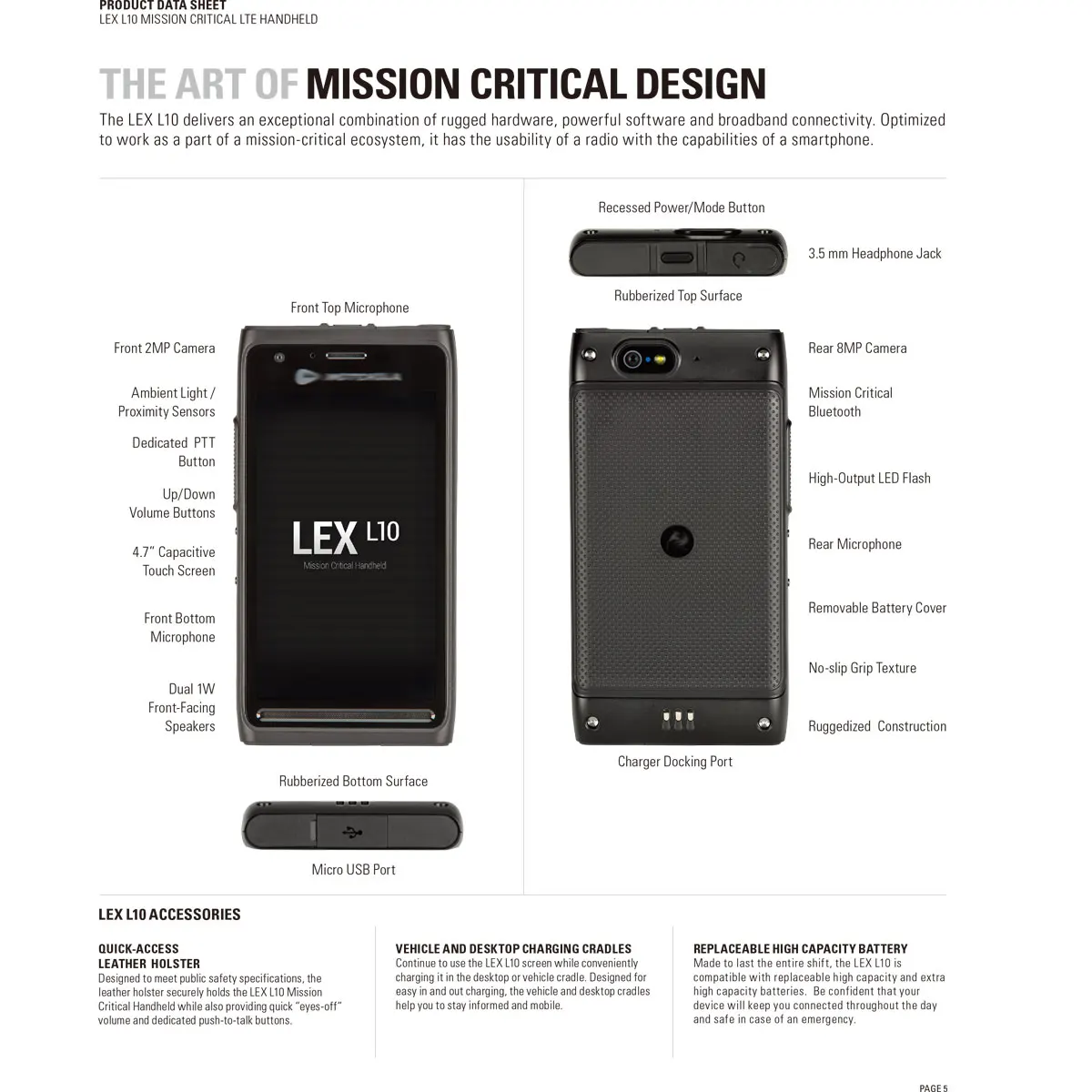 

Радиостанция Zello для Motorola LEX L10 Mission Critical LTE Handheld