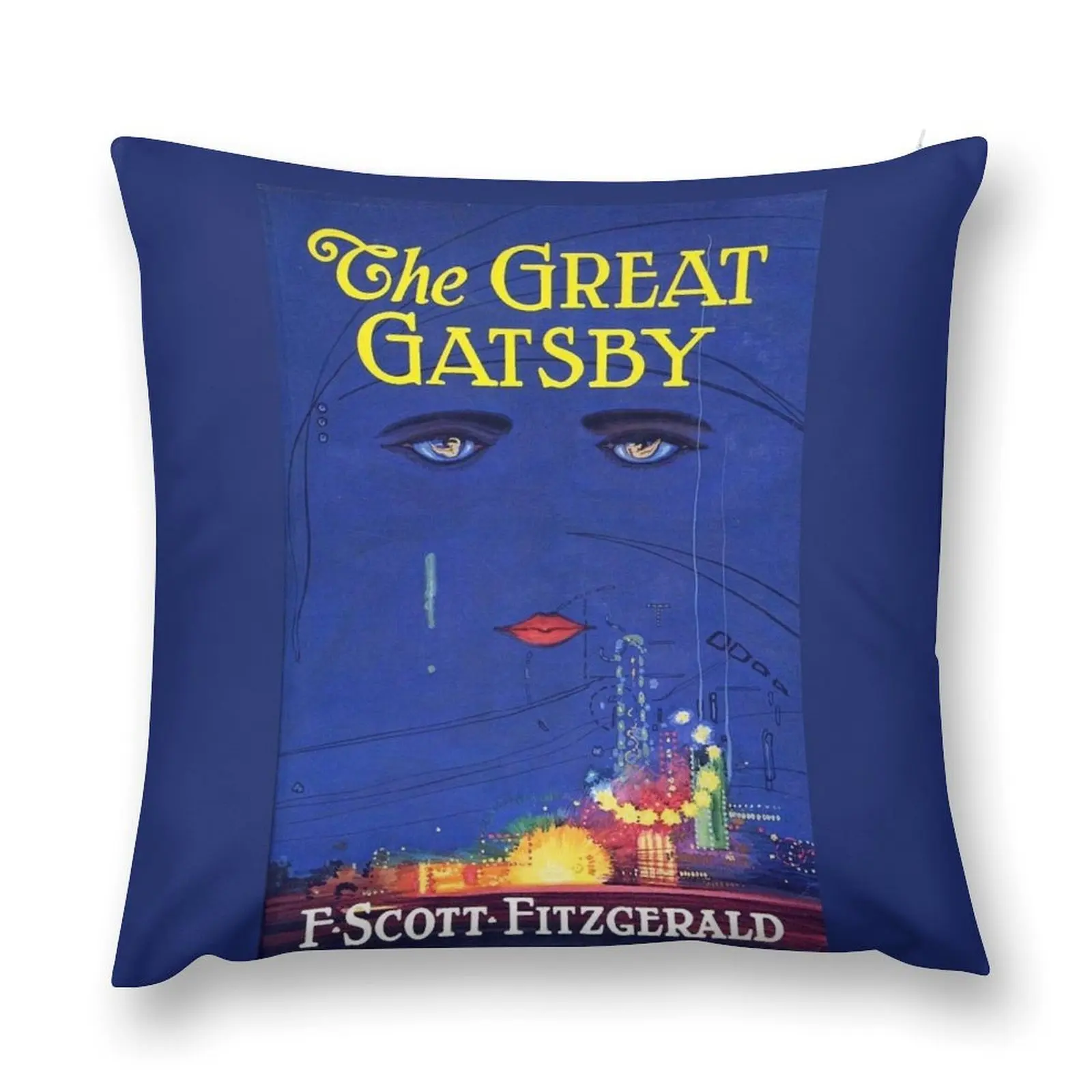 the great gatsby Throw Pillow Cushion Cover Sofa Cushion Cover Pillows Aesthetic Pillow Case pillow