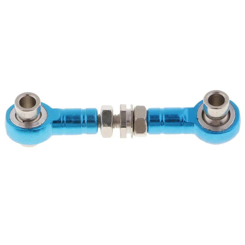 Upgraded RC Car Steering Rods Adjustable Linkage for HSP 94101 94102 94103 94122 94123 1/10 Aluminum Alloy Parts