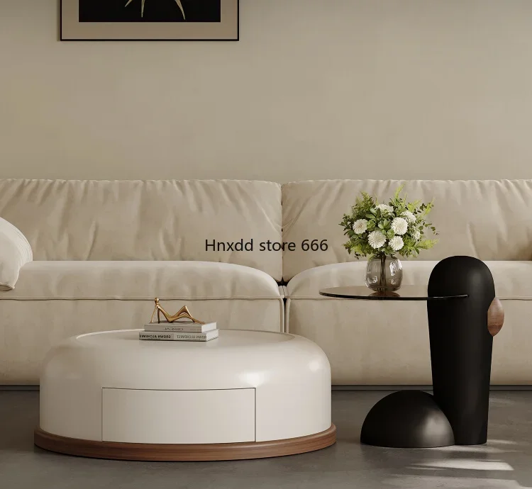 French cream style Internet celebrity personality creative fashion minimalist coffee table combination