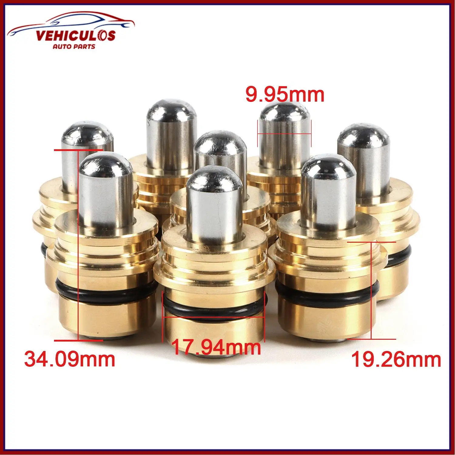 

8Pcs Joystick Pilot Control Plunger 289-8451 CA2898451 For CAT Loader 287B 226 236 242 247 242B2 216B2 232B2 247B2 257B2