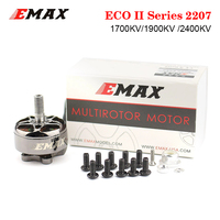 EMAX ECO II Series 2207 1700KV/ 1900KV/ 2400KV 3-6S Brushless Motor 4mm Bearing Shaft for RC FPV Racing Drone