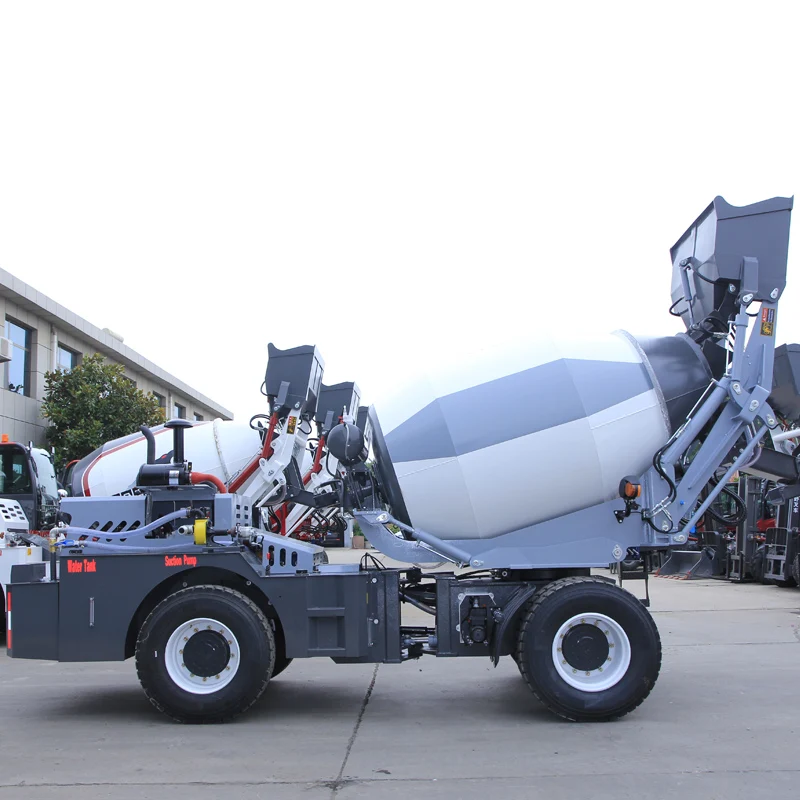 خلاط خرسانة ذاتي التحميل مباشرة من المصنع لشاحنة خلط الخرسانة والاسمنت ذاتية التحميل