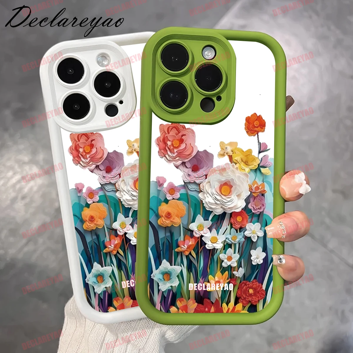 DECLAREYAO ماتي بولي يوريثان غطاء ناعم نحيف ل Realme C75 Pro نوت 8 V5 14 5 C61 7 C63 30 9 Narzo 60 Q5 13 Pl حافظة سيليكون مقاومة للصدمات