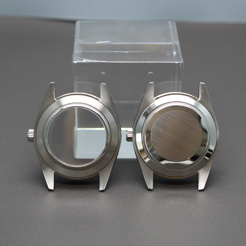 NH35 Case 36mm 39mm Bevel Edge Watch Case Sapphire Crystal Glass For NH34 NH35 NH36 NH38 Miyota 8215 Movement 10ATM Waterproof