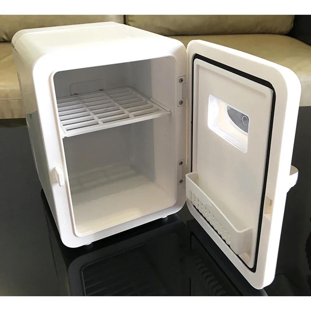 4L Mini Personal Compressor Refrigerator, Portable Cooler and Warmer  Refrigerator for Skin Care,Cosmetics,Beverage,Food,Camping