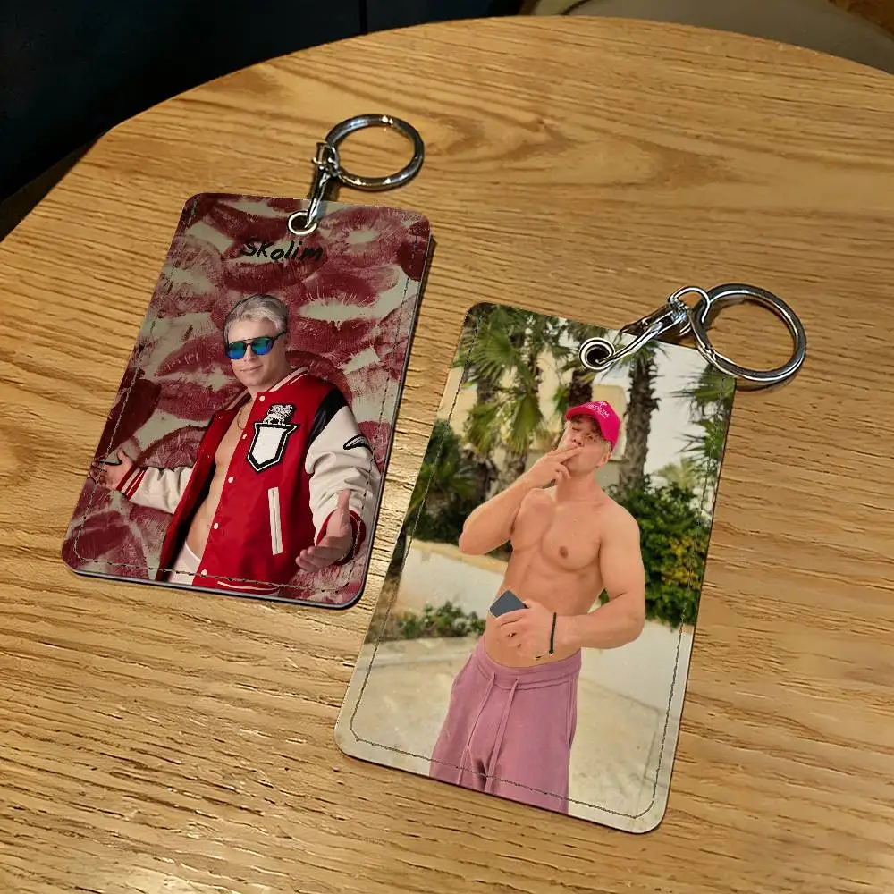 Singer Skolim-S Card Holder Keychain Key Ring Door Lock Access Protective Case For Security Gift