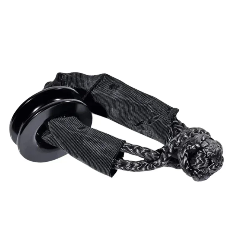 Correa de grillete de remolque sintético, cuerda protectora de alta resistencia, manga todoterreno para Jeep, camión, SUV, 41000lbs