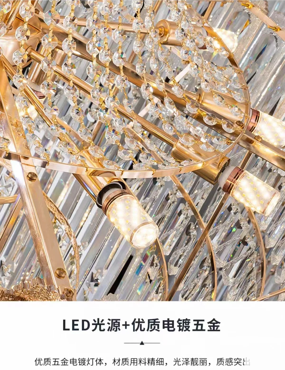 الحديثة الفاخرة الدرج الدوار مصباح لفيلا دوبلكس الطابق المفتوحة خطة غرفة المعيشة مصباح السقف الراقية الكريستال مصباح السقف #1