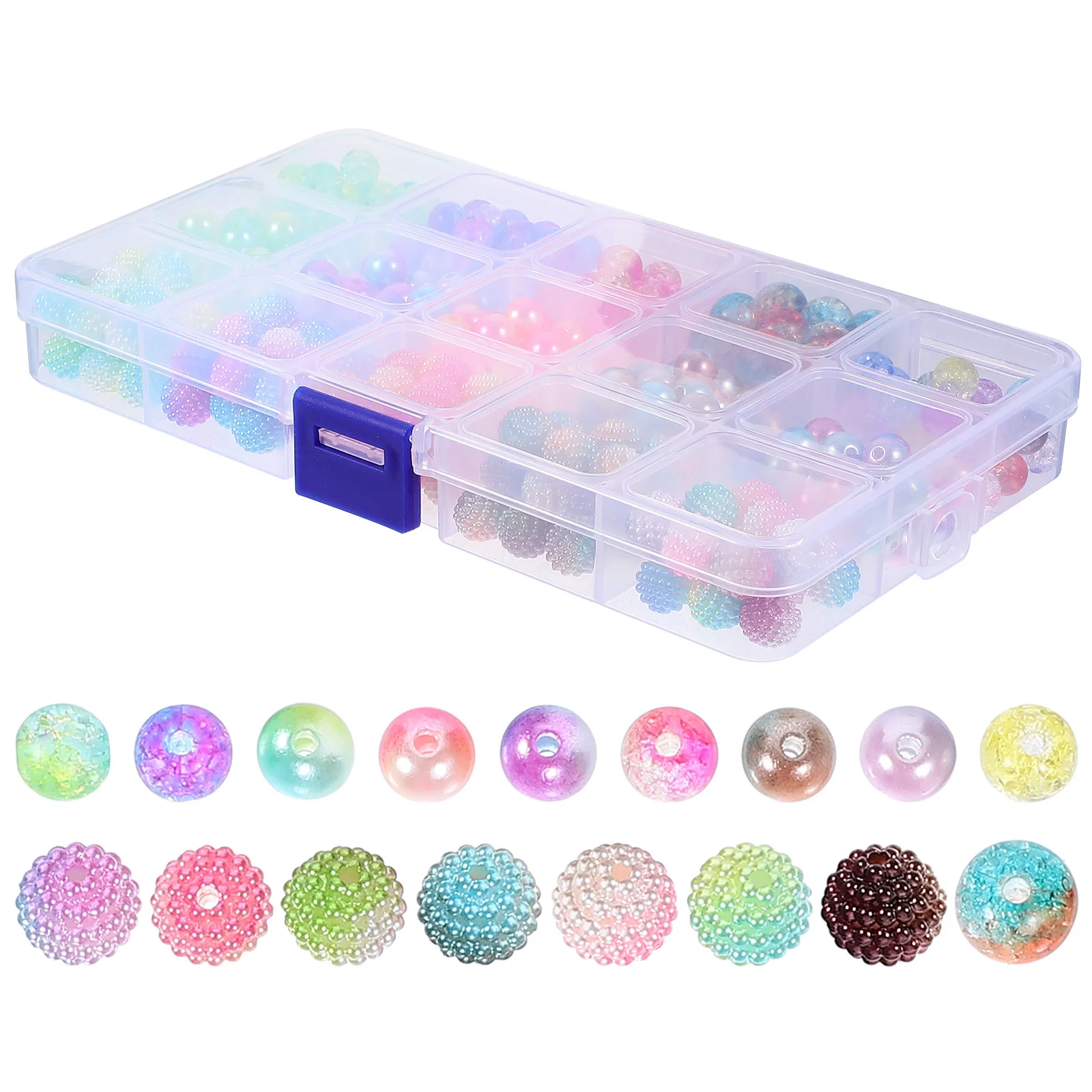 

1 Box Acrylic Beads Imitation Pearl Spacer Beads for DIY Jewelry Making Necklace Bracelet Craft Supplies Jewelry Making Kit