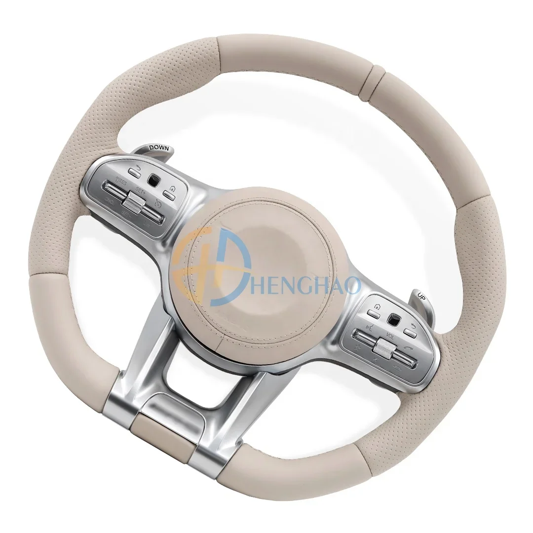 Customized Car Steering Wheel for Mercedes Benz C-Class E-Class S-Class G-Class W204 W213 W463 W166 W205 Leather Steering Wheel