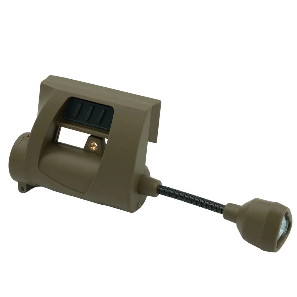 Taktische Helmleuchte, 3 Modi, LED-Taschenlampe, Helmlampe für Outdoor-Nachtbeleuchtung, Laser, Jagd, Militär, Radfahren, Angeln – Detail 36