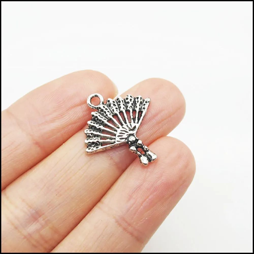 New Charms Antiqued Silver Color Heart Angel Wings Chinese Knot Charms Pendants DIY J034