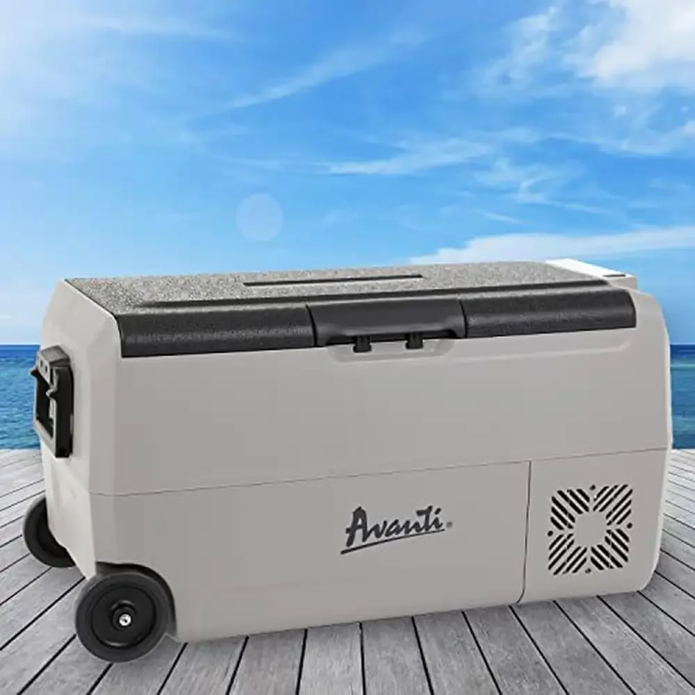 Portable Refrigerator Freezer 36L Capacity Adjustable Temperature Zones Easy-Pull Design LED Display Eco Mode USB Connectivity