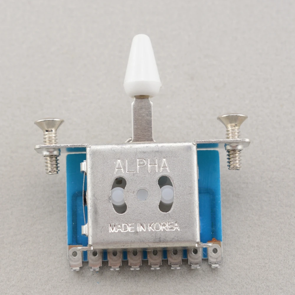 Genuine Alpha Electric Guitar Pickup Selector Switch 5-Way / 3-Way / 2502N - Made in Korea