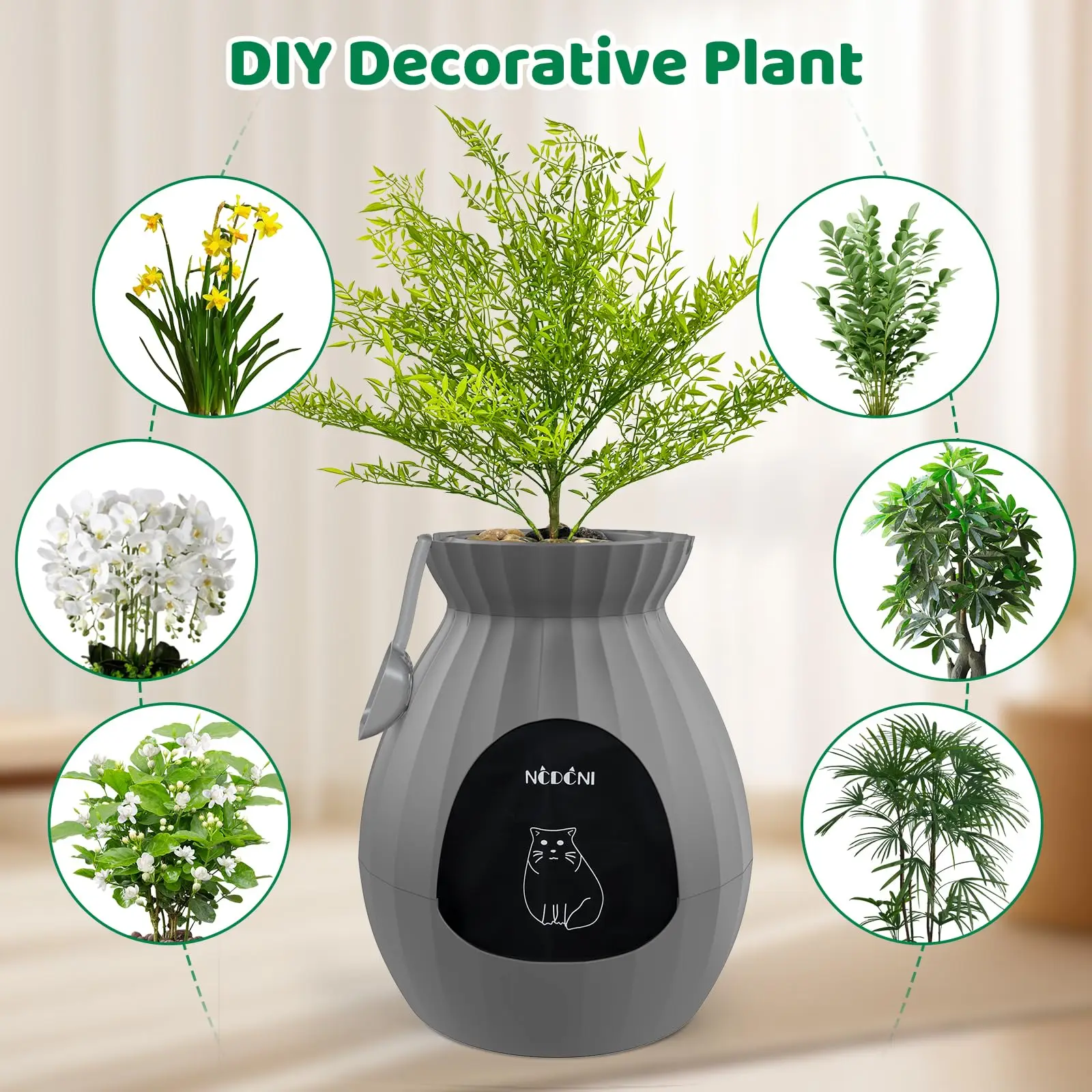 glass wall planters Node Wall Planter main image 0