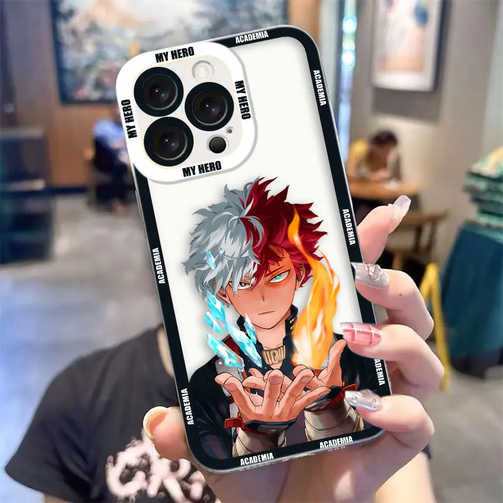 My Hero Academia Izuku Phone Case For Infinix TECNO POVA 4 5 6 SMART 6 7 8 9 NOTE 10 11 12 30 30I 40 50 CAMON 19 20 Clear Case