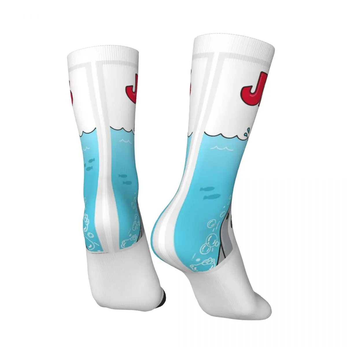 Jaws-Calcetines antideslizantes para hombre, medias con estampado de Hellos Kittys, estilo coreano, cómodos, para exteriores, para invierno