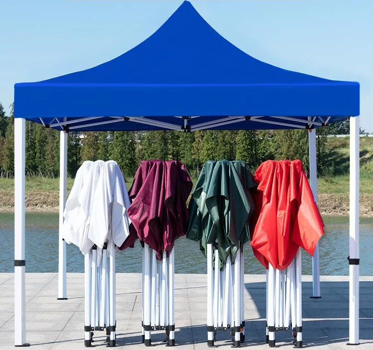 Sunshade umbrella, four legged tent, 3x3 meters, used for setting up stalls, umbrella, large courtyard, folding sun