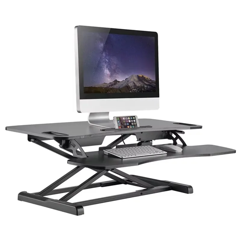 Modern Office Premium Sit to Standing Desk Converter up Riser Adjustable Computer Desktop Monitor Stand Riser Workstation