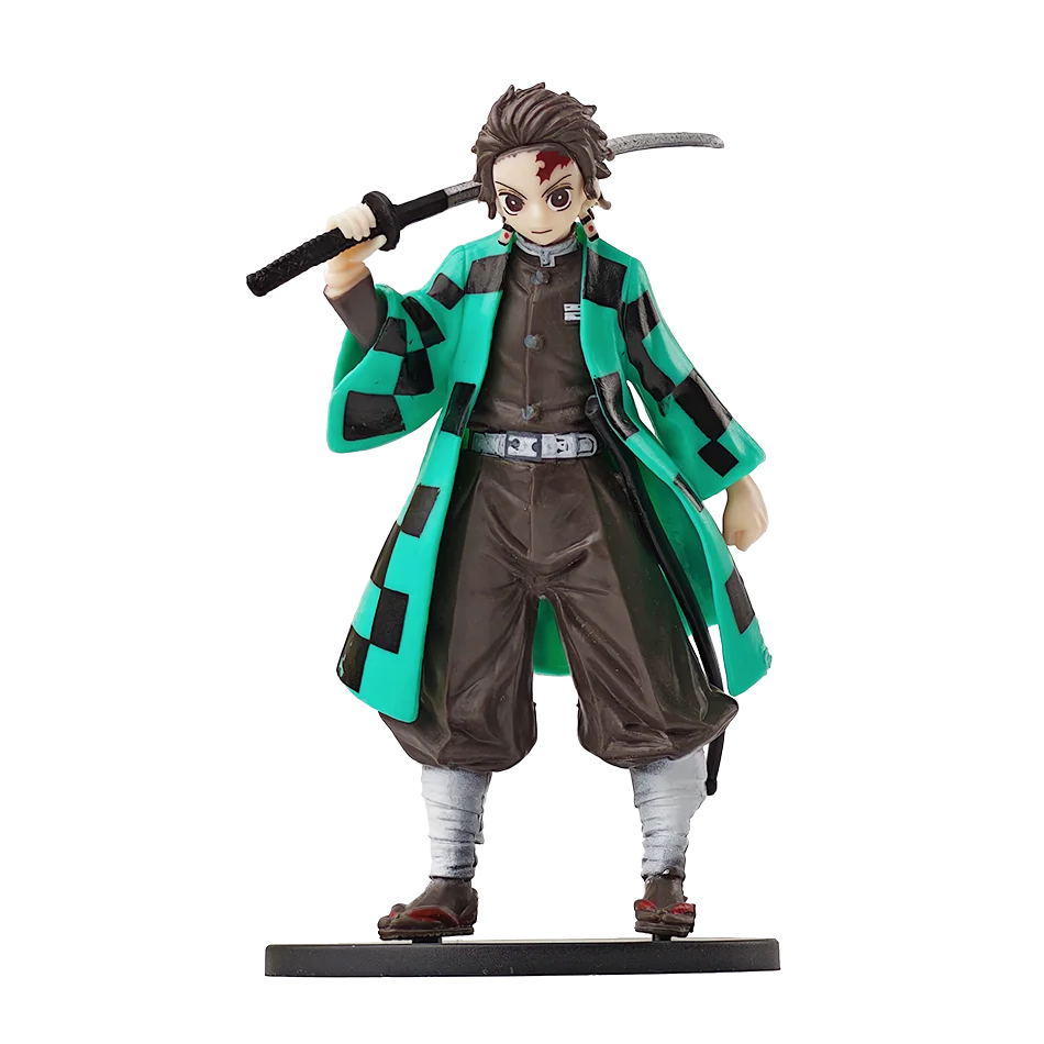 Anime Demon Slayer Demon Slayer: Kimetsu no Yaiba Figur Kamado Tanjiro Acchion Figur Azuma Zenitsu Nezuko Warrior PVC Modell und ys