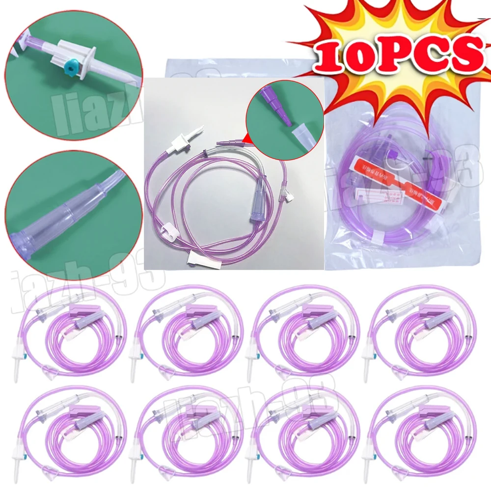 

10Pcs Enteral Nutrition Infusion Tube Infusion Pump Silicone Nasal Feeding Pump Tube Feeding Tube Supply Line Accessories