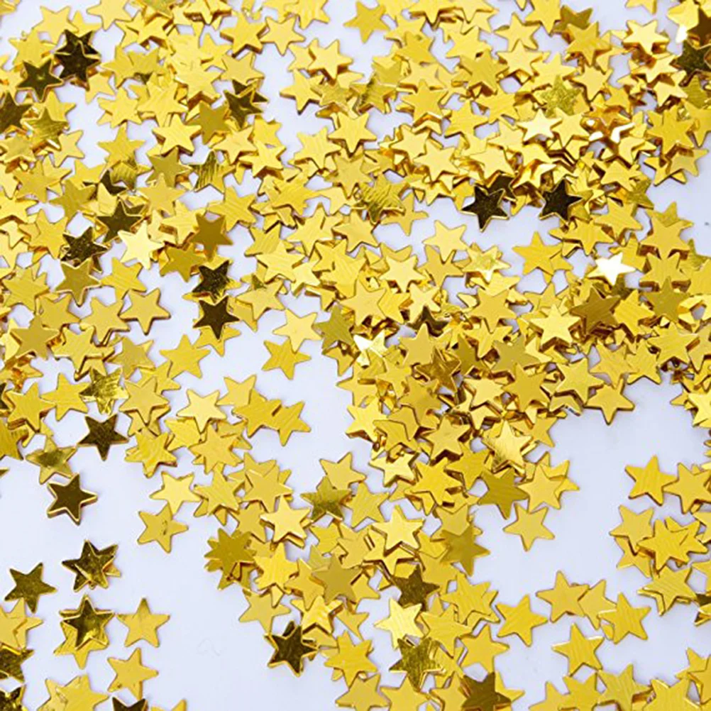 6000pcs Paper Stars 6mm Star Confetti Glitter Metallic Foil Stars Table Confetti for Party Wedding Festival Decorations DIY