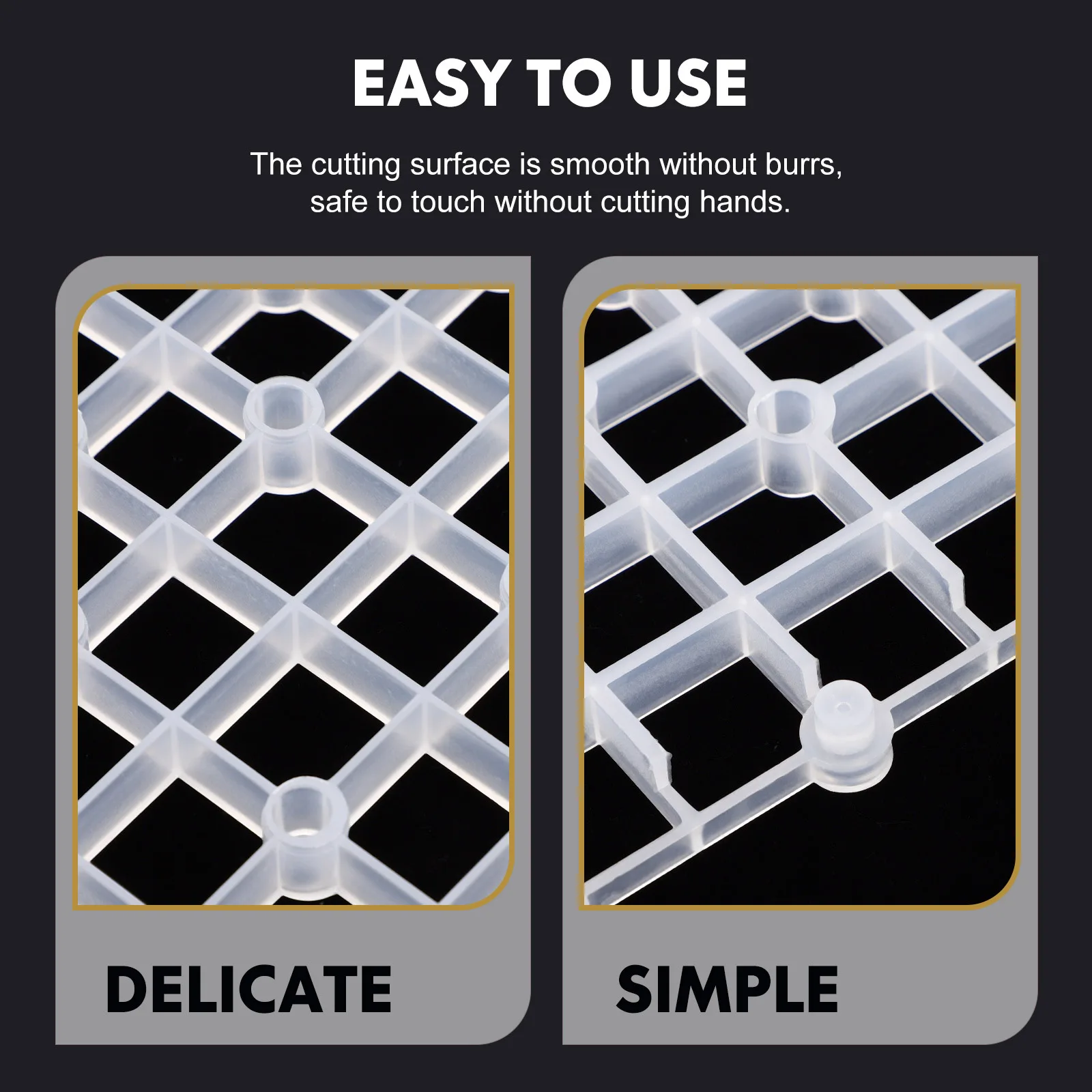 2 قطعة لوحة فلتر حوض السمك مقسم خزان احترافي مادة متينة تنظيف فعال تصميم متعدد الفتحات قطع سلسة