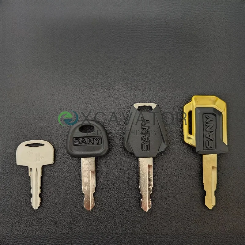 Excavator Key For Sany Start Ignition 55 60 75 135 215 Toolbox Fuel Tank Universal Door Lock