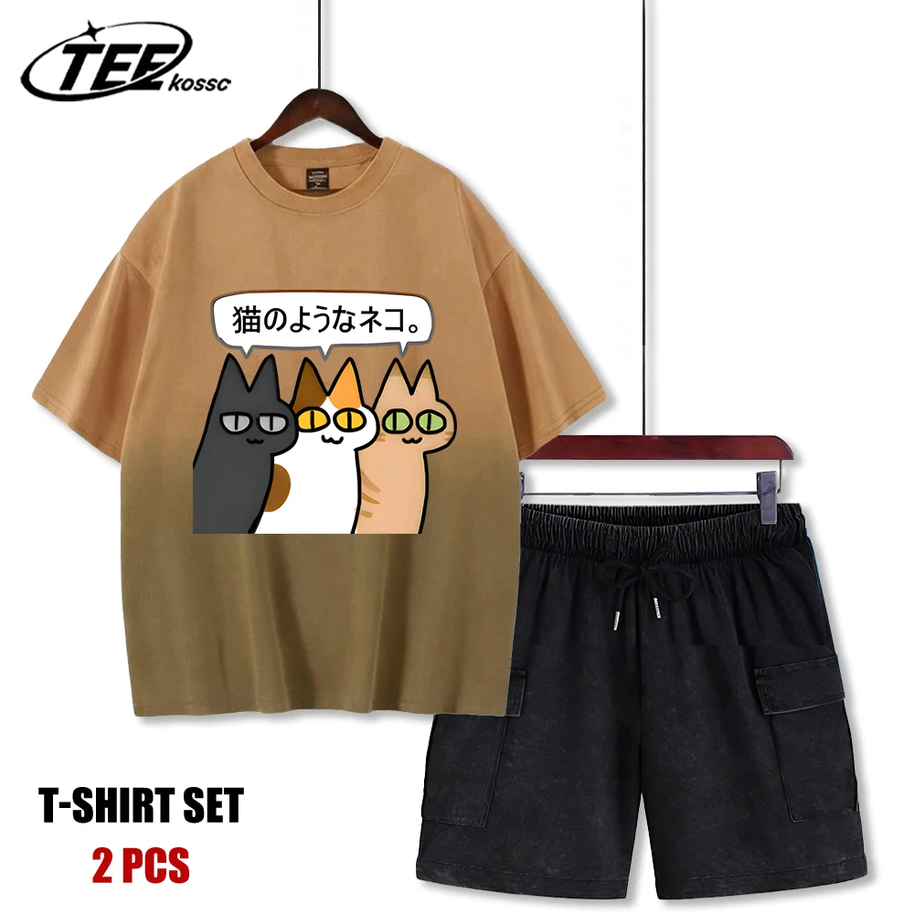 

Мужские свободные хлопковые футболки с забавным принтом в стиле ретро, модные футболки с короткими рукавами, унисекс, универсальные, новая уличная одежда