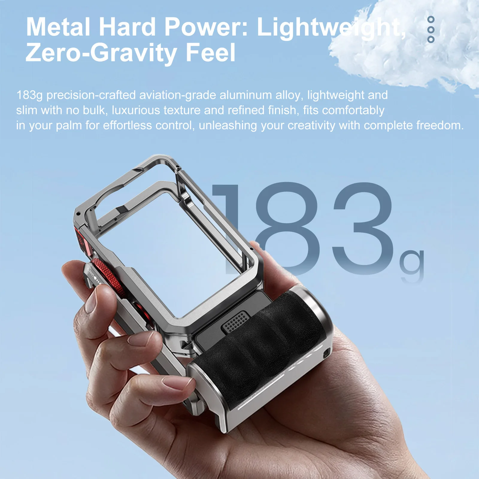 

For dji osmo action 6 Street Grip Vlog Holder Combo Camera Grip Holder ,Camera Rabbit Cage Protective Case for action6 Accessory