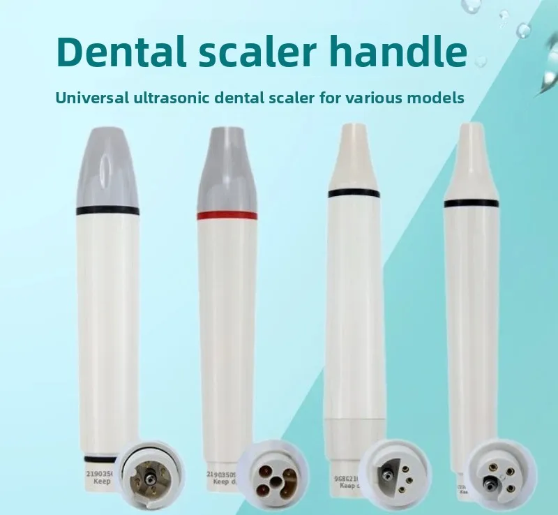 Dental ultrasonic scaling machine handle oral material for EMS woodpecker working sharp knife head 357h handle hose
