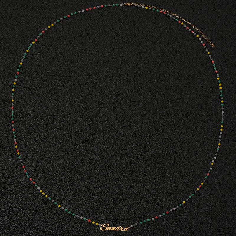 

Sexy Double Layers Custom Name Belly Chains Women Y2K Stainless Steel Beaded Beach Bikini Waist Body Chain Jewelry Elegance Gift