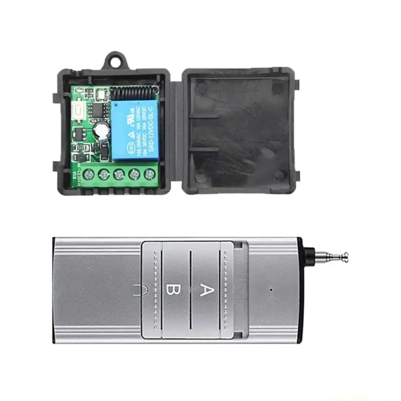 F62C Wireless Switches 12V Relays Remote Switches for Lights, Ceiling Lights, Lamps, Industrial Control and Security Fields.