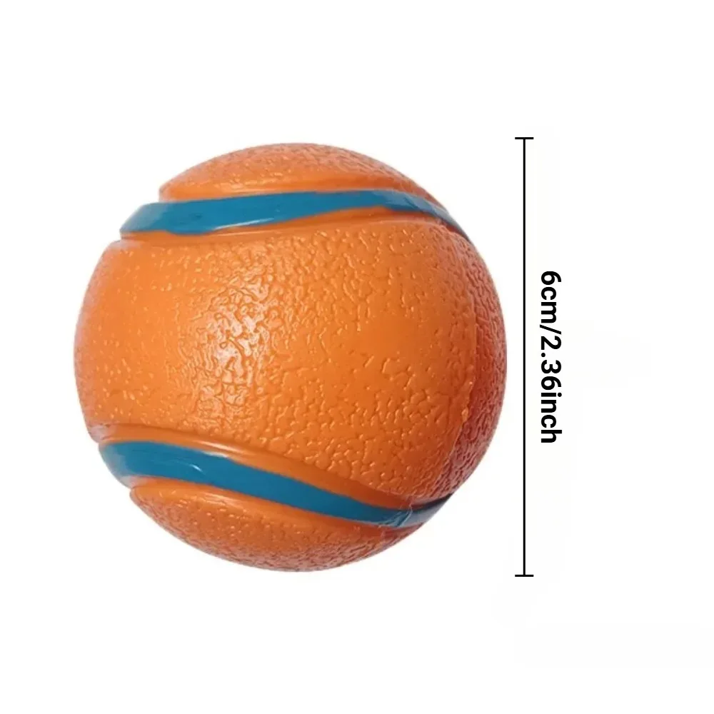 Durable Elastic Dog Toy Ball Bite Resistant Interactive Design For Dogs Chasing Playing High Bounce Pet Supplies