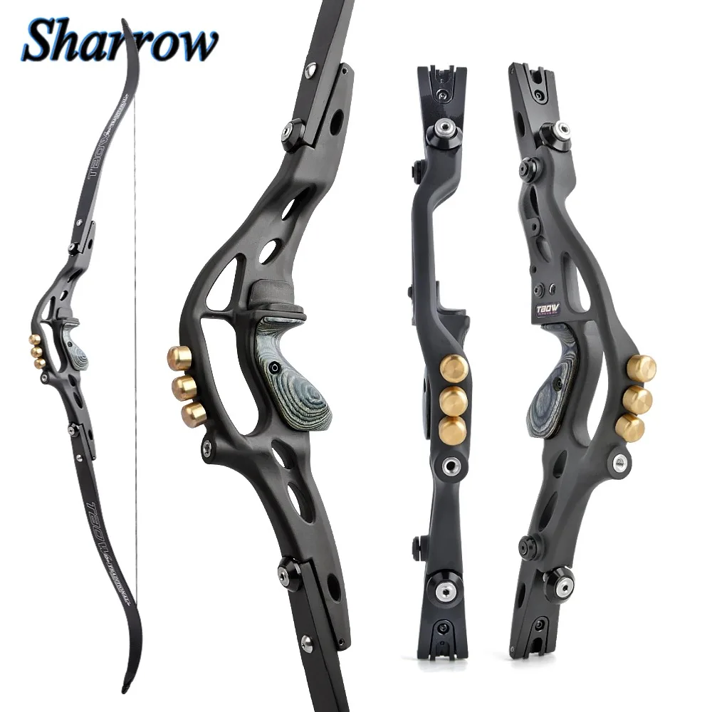 62inch Archery Recurve Bow 30-60lbs ILF Interface Split American Takedown Bow 19inch Metal Handle for Arrow Shooting Accessories