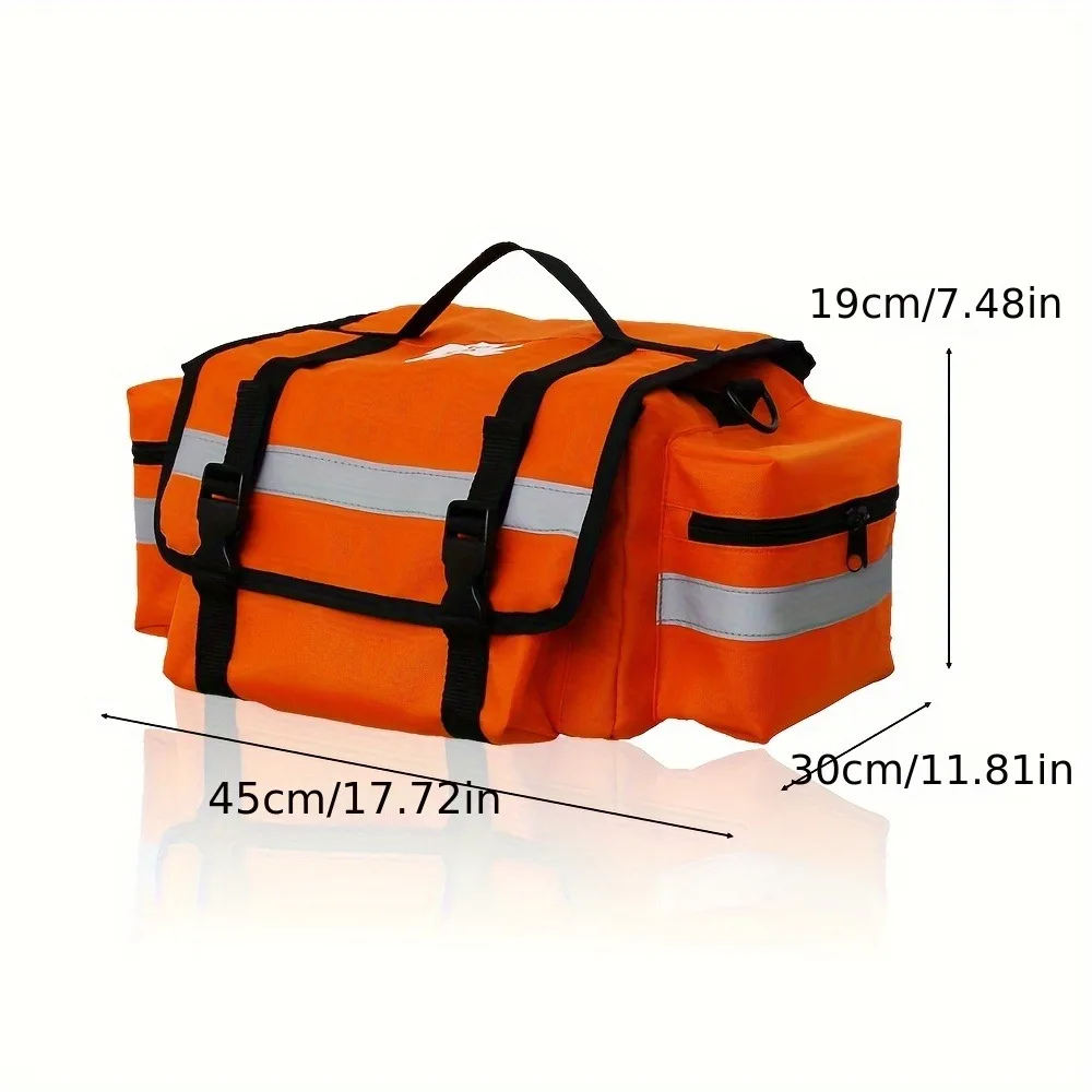 1Pc Family Emergency Medicine Storage First Aid Kit Bag Premium Waterproof Compact Trauma Medical Kits for Any Emergencies