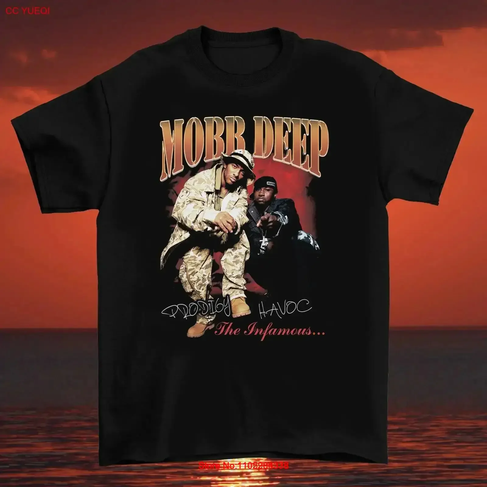 

Mobb Deep Album Band Хип-Хоп Музыка Тяжелая хлопковая футболка винтажная стираная повседневная универсальная удобная мужская растянутая графика