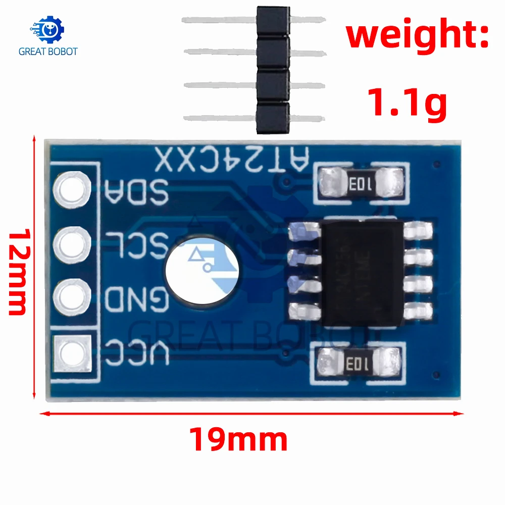 AT24C256 AT24C I2C Interface EEPROM Storage Module For Arduino IIC MCU Development Intelligent Car Accessories