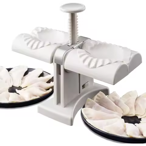 Automatic Dumpling Machine Easy To Clean Double-Head Pressing Die Pie Wonton Mold DIY Reusable Kitchen Gadget Accessories