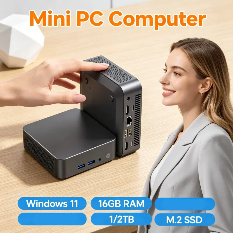 

Windows 11 Pro Mini Gaming PC Core I3 6006U 32GB RAM 1TB 2TB SSD WIFI 6 BT5.2 4K HD 3 Years Warranty