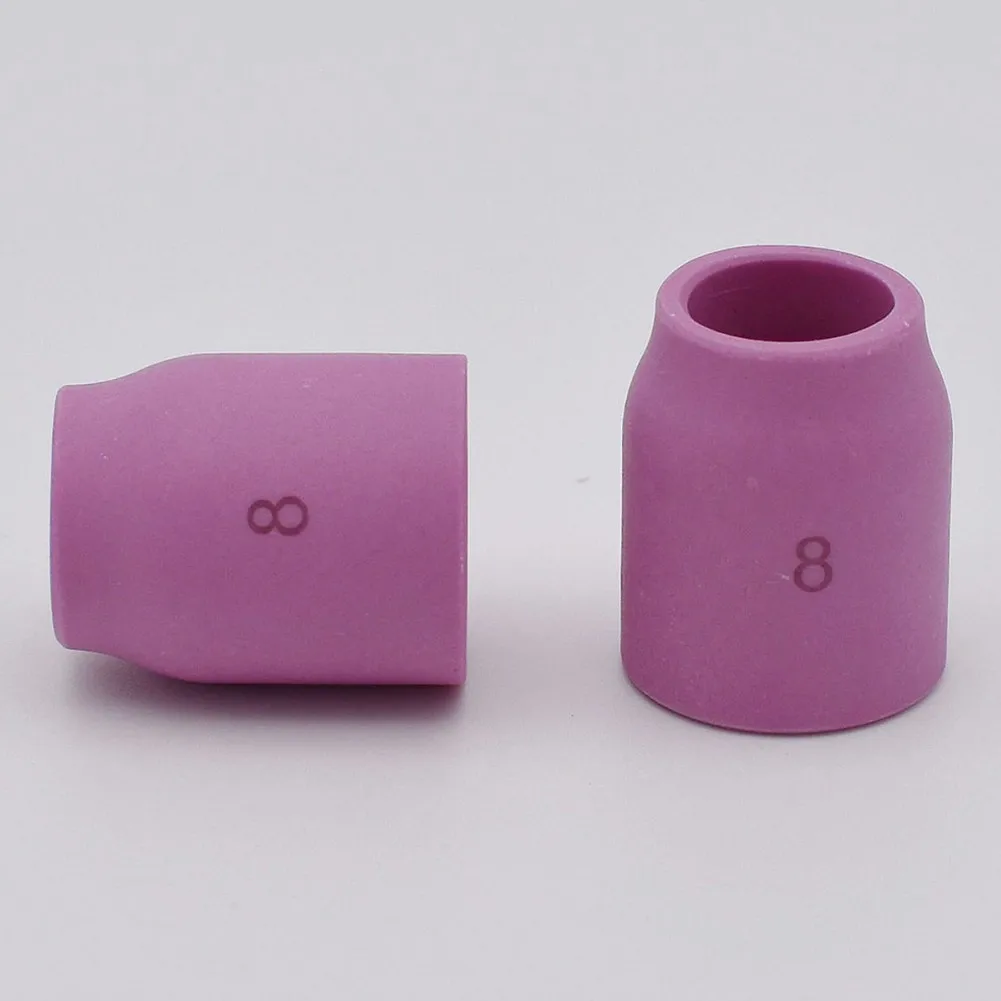 

Pack of 10 Pink Ceramic Gas Lens Cup 53N61S Alumina Nozzle for WP 9/20/25/17/18/26 TIG Welding Torch Practical and Reliable