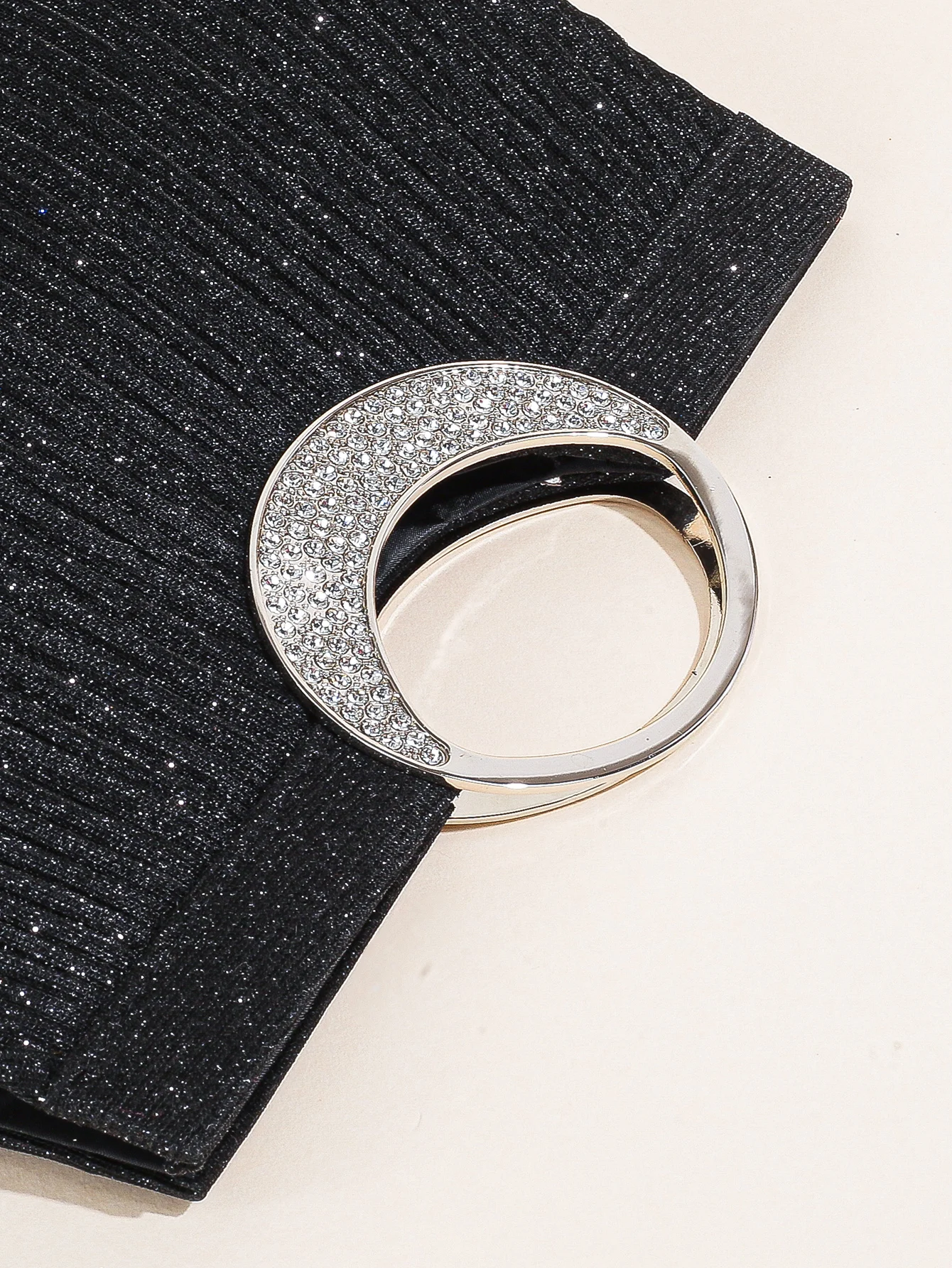 Women Crystal Oval  Handle Glitter Clutch Purses for Women Evening Bags Party Clutches Wedding Purses Cocktail Prom Handbags image 6