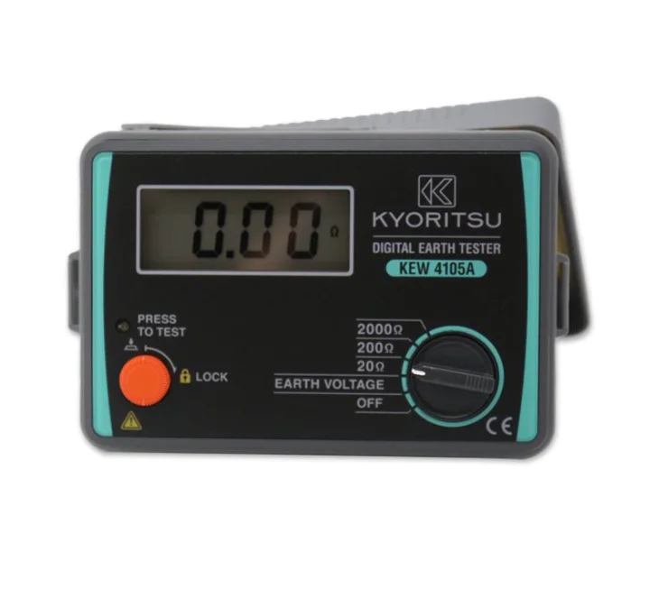 Kyoritsu KEW 4105AH Digital Earth Resistance Tester Grounding Resistance Tester