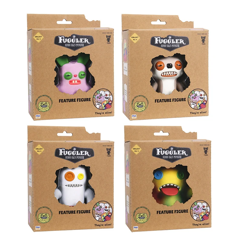 

Random 1PC Fuggler Figure Movable Joint Ugly Monster Tooth Wide Eyed Weirdo Pendant Collection Model Toy Kids Best Birthday Gift