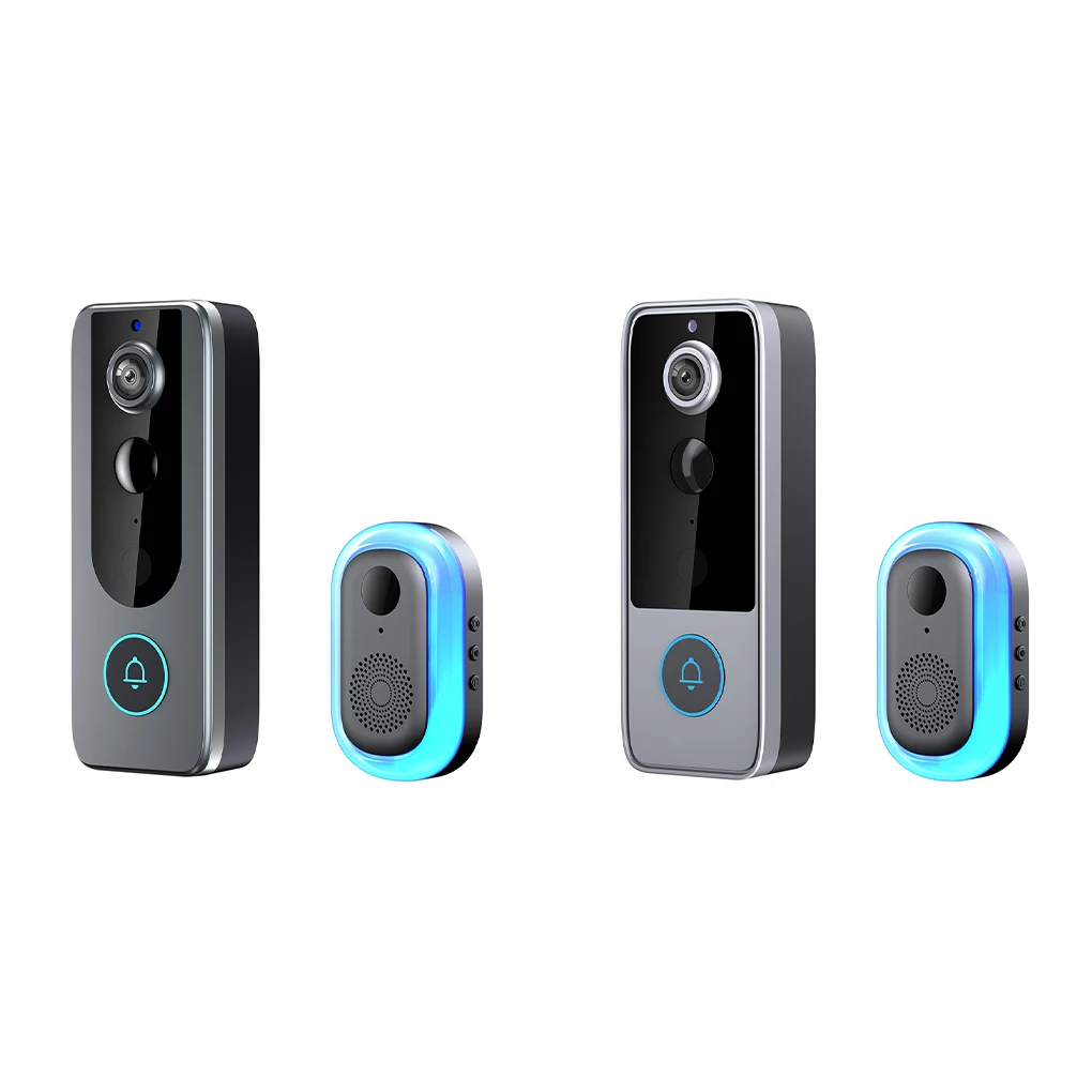 

Видео дверной звонок Tuya, Wi-Fi, умный двусторонний домофон, беспроводная камера, видеозвонок, дверной звонок, безопасность, обнаружение движения, ночное видение