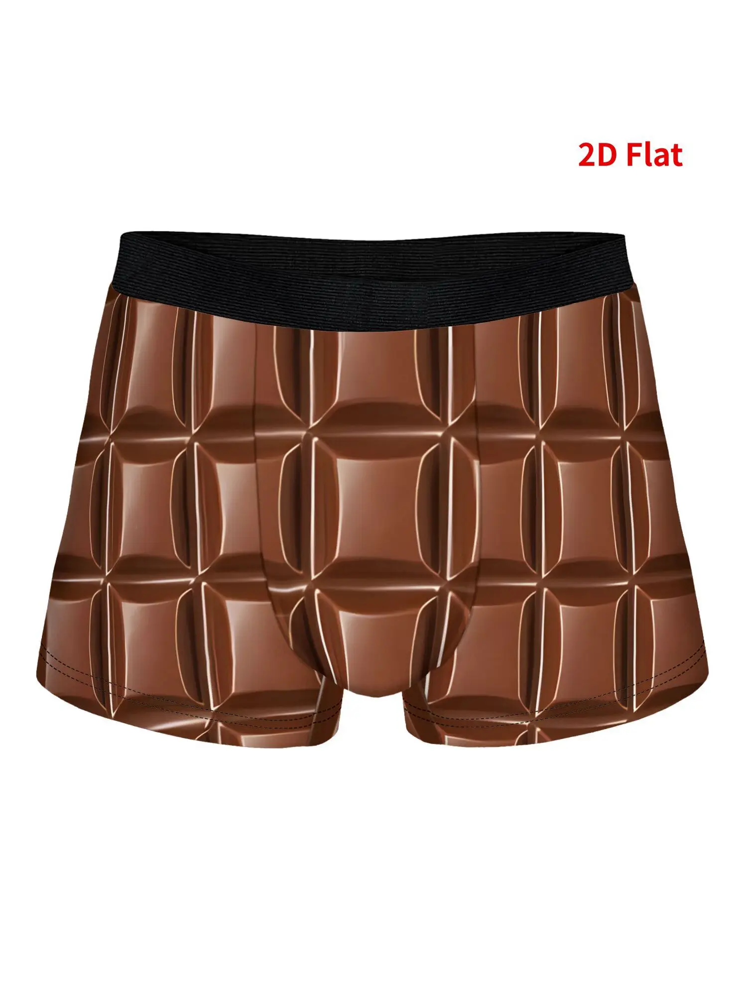 2D Print Design Chocolate Unisex Stretchable Underwear Unique Vintage Gift Ideal